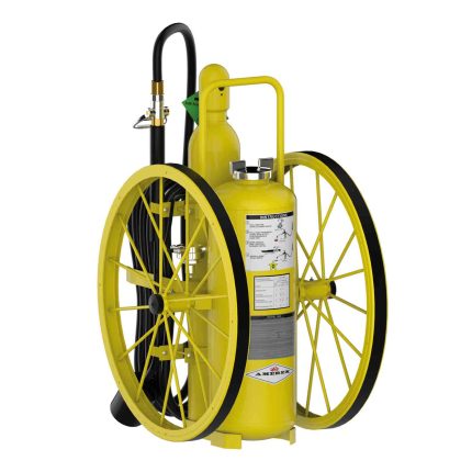 Extintor con ruedas tipo D 50LB