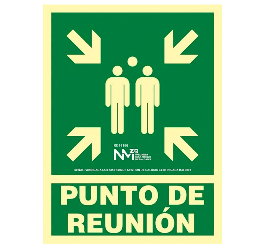 Senal-punto-de-reunion-luminiscente